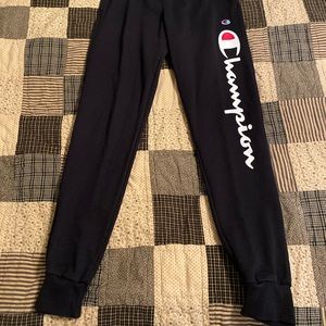 Champion Men’s SMALL sweatpants joggers black